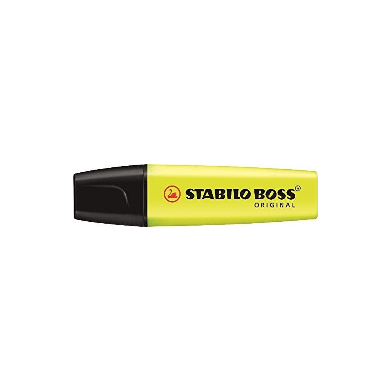 Stabilo 7024 - Evidenziatore Stabilo Boss Giallo Fluo Conf.10 pz