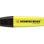 Stabilo 7024 - Evidenziatore Stabilo Boss Giallo Fluo Conf.10 pz