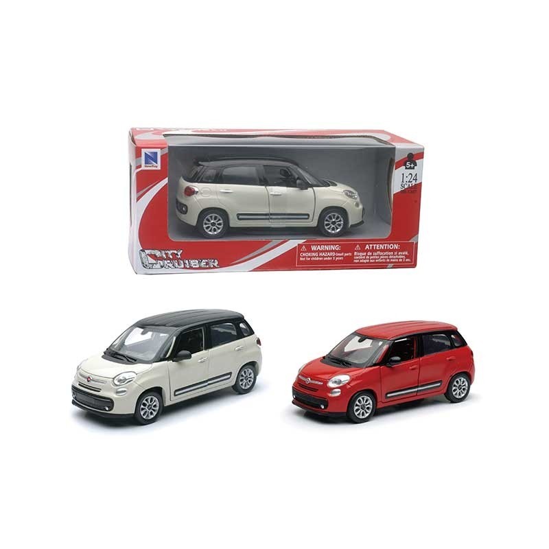 Newray 71273 - Fiat 500L 3 Colori Assortiti Scala 1:24