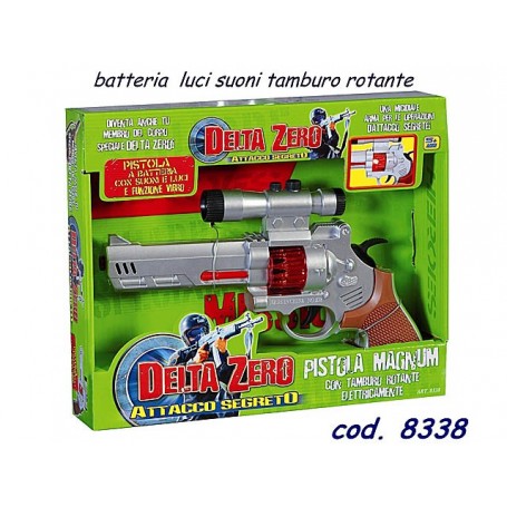 Rstoys 8338 - Pistola Delta Zero a Batteria Luci e Suoni