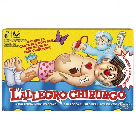 Hasbro B2176 - Giochi di Società - L'Allegro Chirurgo