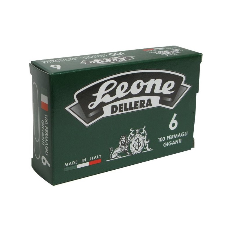 Leone 461/6 - Fermagli N 6 Scatola 100 Conf. 10