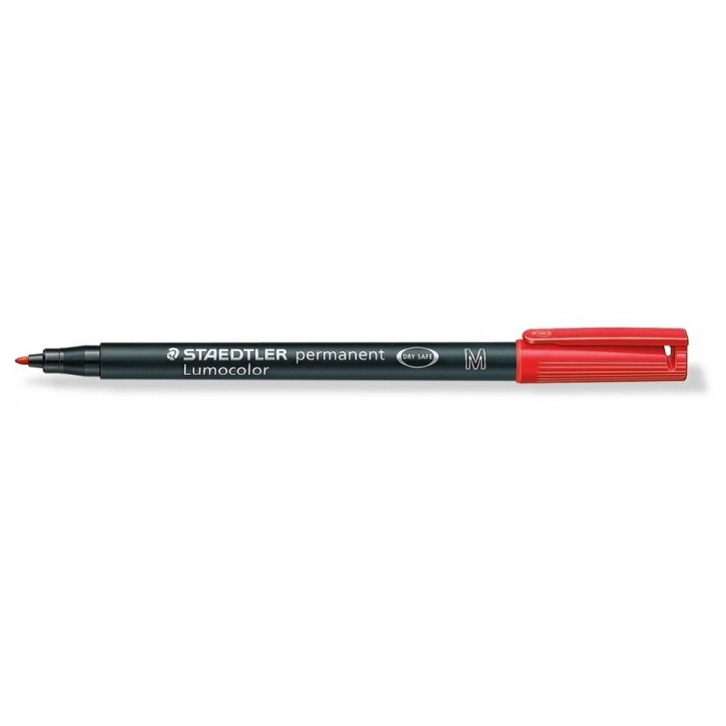 Staedtler 3172 - Lumocolor Permanent Rosso M Conf. 10 pz