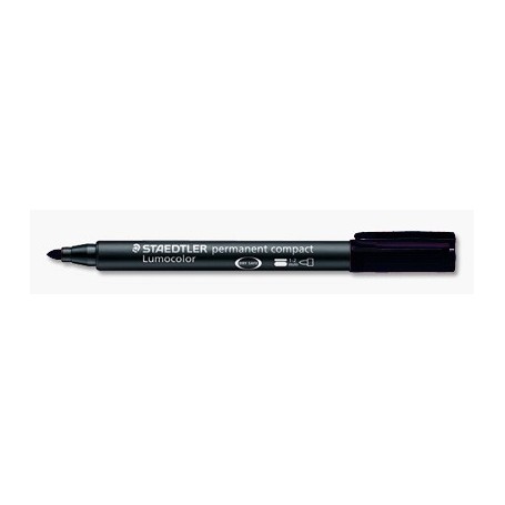 Staedtler S342 - Lumocolor Permanent Compact Nero Conf. 10 pz.