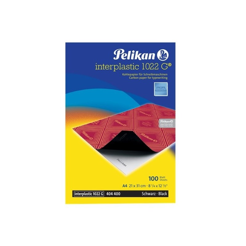 Pelikan 401026 - Carta Carbone Interplastic 1022G Nero