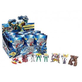 Giochi Preziosi JEE01000 - Shin jeeg - Robot D'Acciaio - Display 24 Bustine Personaggi 7 Cm