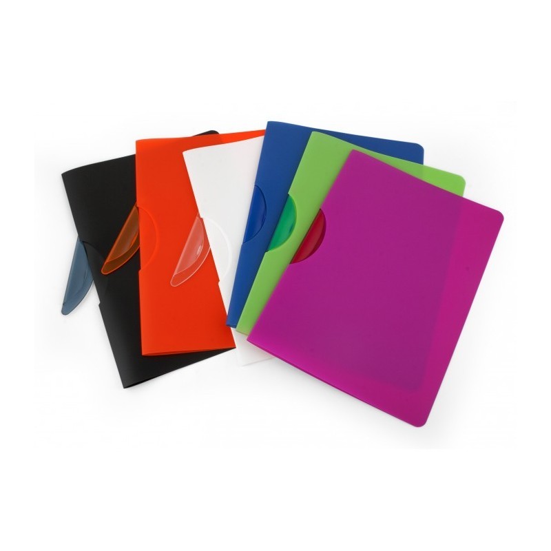 Lebez 80436 - Cartellina A4 con Clip Laterale Fluo