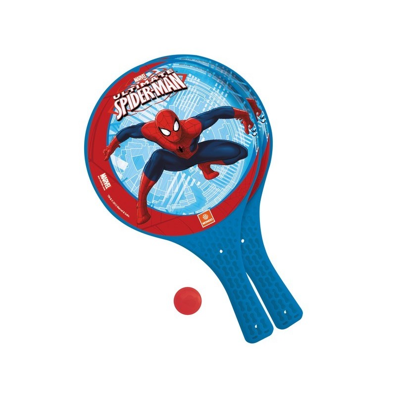 Mondo 15005 - Racchettone Spiderman con Pallina