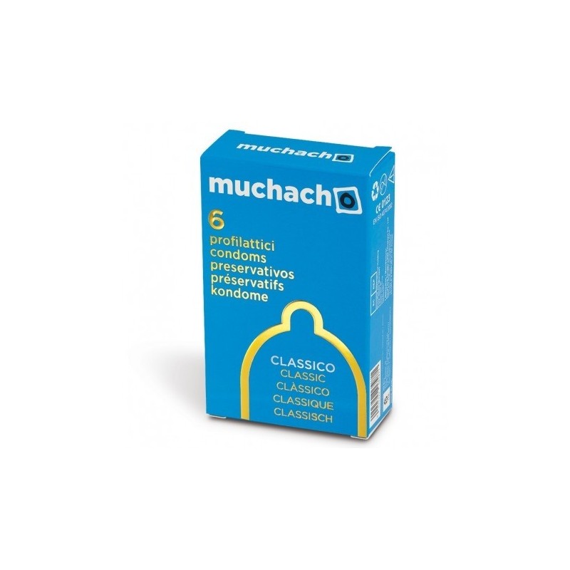 Muchacho 6588 - Confezione da 20 Pacchetti Preservativi Classic da 6