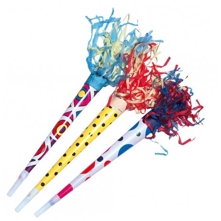 Ciao 20405 - Confezione 36 Trombe Fantasia 35 cm.