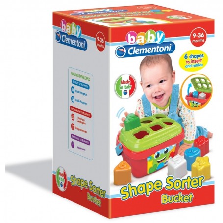 Clementoni 17106 - Baby Clementoni - Secchio Forme e Colori