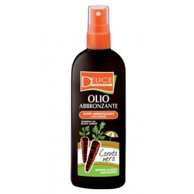 Delice 13160 - Olio Abbronzante Spray Carota Nera 150 Ml.