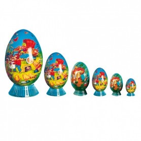 Ginmar 90881 - Pasqua - Uovo Contenitore Cartone 12 cm.