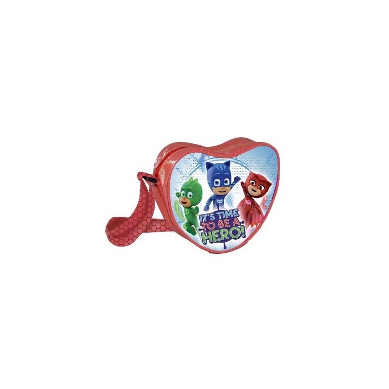 Coriex 95773 - Borsa Tracolla Cuore PJ Masks Multicolore
