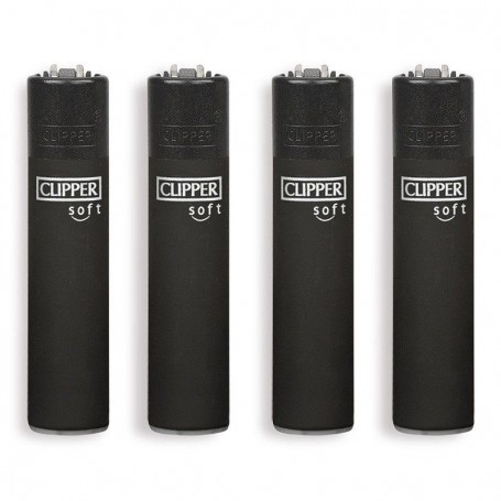 Clipper 5311 - Accendini Clipper Large Soft Black Conf. 48 pz
