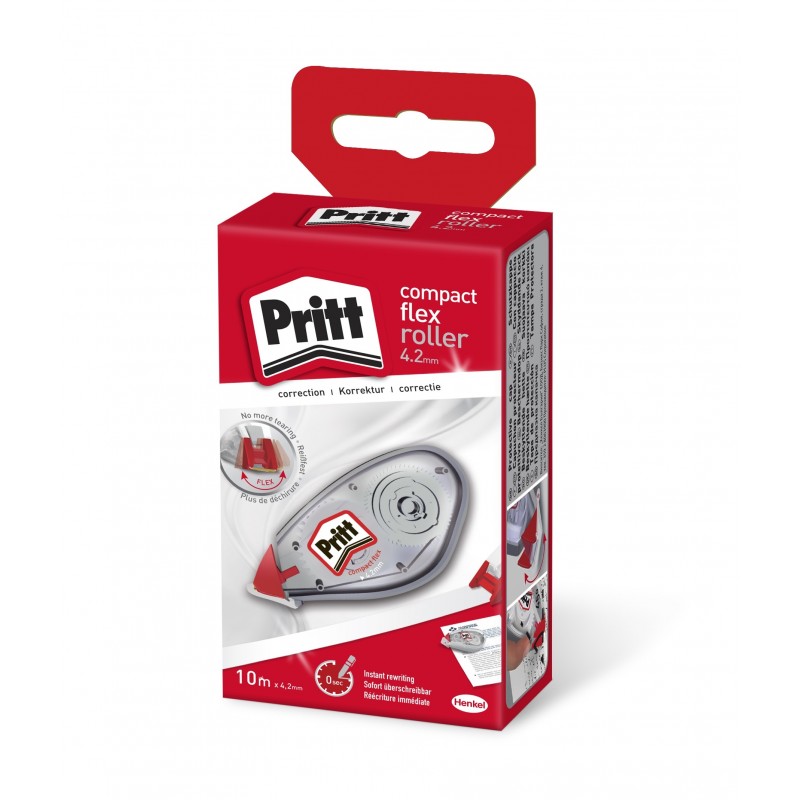 Pritt 23048 - Correttore Pritt Nastro Roller 4,2 mm x 10 m