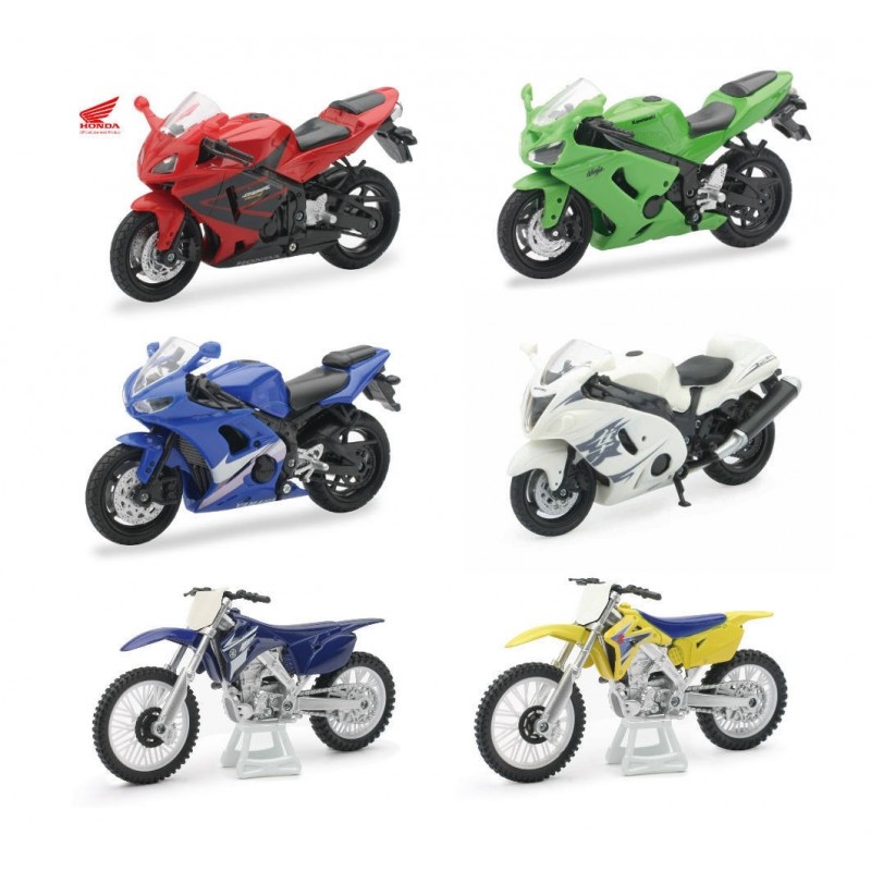 New Ray 67013 - Moto Japan Street & Dirt Scala 1:18 Assortite