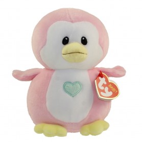 Ty 32156 - Baby Ty - Pinguino Rosa Penny 15 cm.