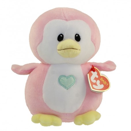 Ty 32156 - Baby Ty - Pinguino Rosa Penny 15 cm.