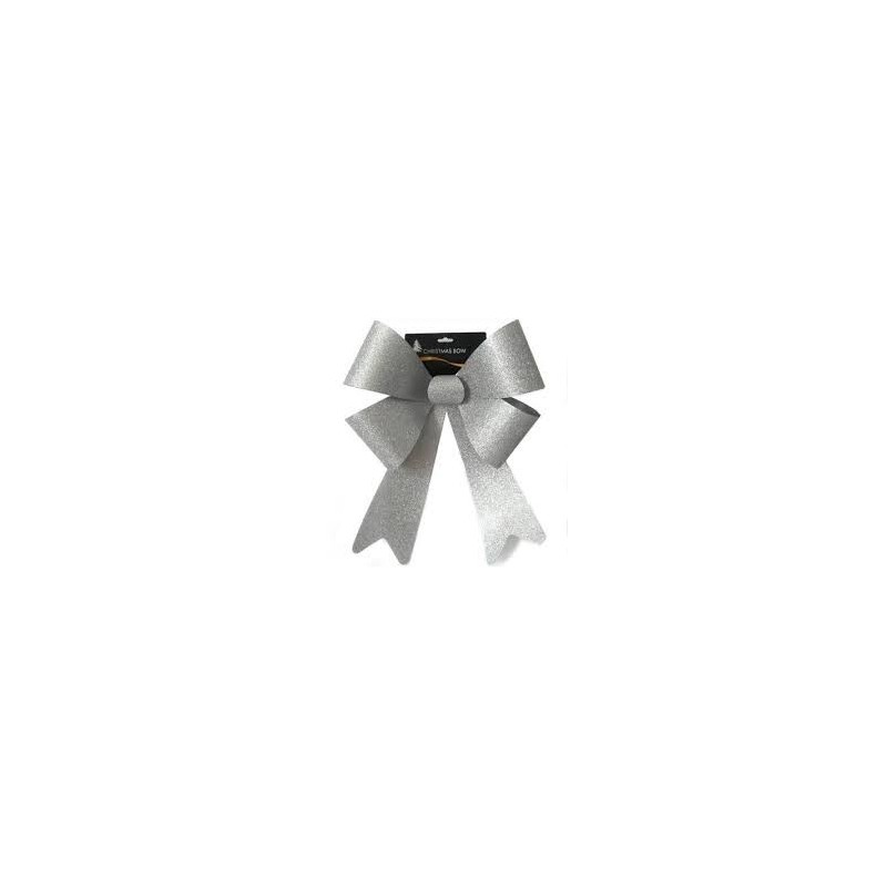 Tabor FD724 - Fiocco Glitterato Argento 20 cm