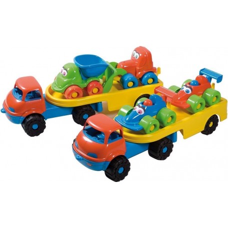 Androni 6044 - Camion Transporter con 2 Mezzi 53x18 cm