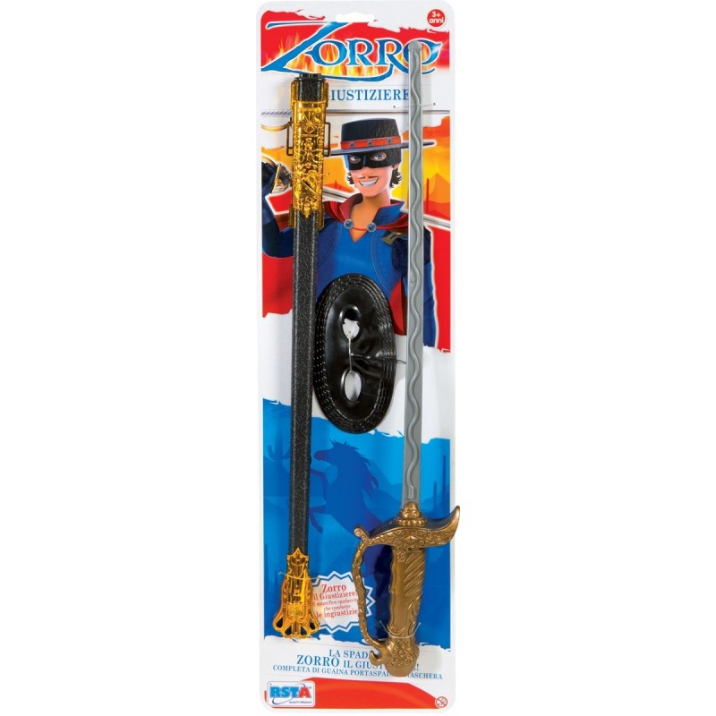 Rstoys 10327 - Blister Zorro il Giustiziere Spada e Maschera