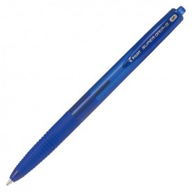 Pilot 1615 - Penna Pilot Supr Grip G Scatto Blu Punta M 1,00 Cf.12 pz.