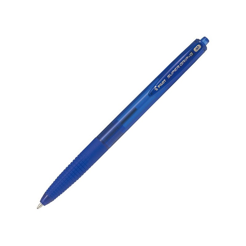 Pilot 1615 - Penna Pilot Supr Grip G Scatto Blu Punta M 1,00 Cf.12 pz.