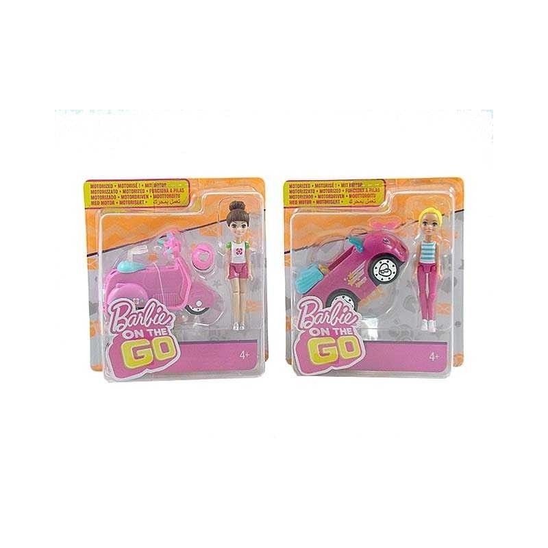 Mattel FHV76 - Barbie - Barbie Parti e Vai con Veicolo