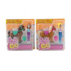 Mattel FHV60 - Barbie - Barbie Parti e Vai con Pony