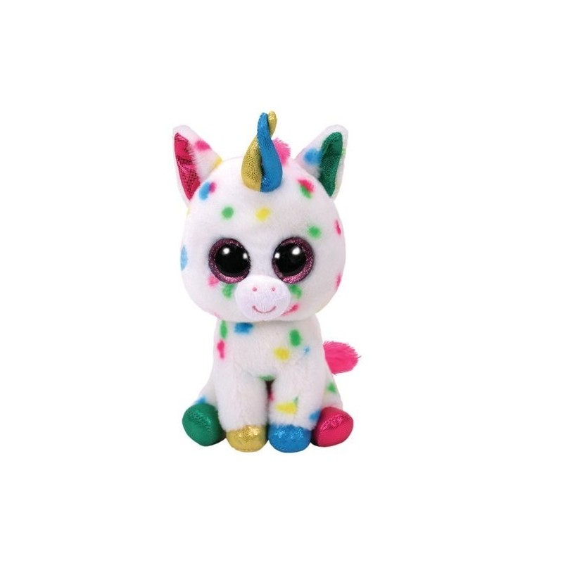 Ty 36898 - Beanie Boos - Unicorno a Pois Harmonie 15 cm.