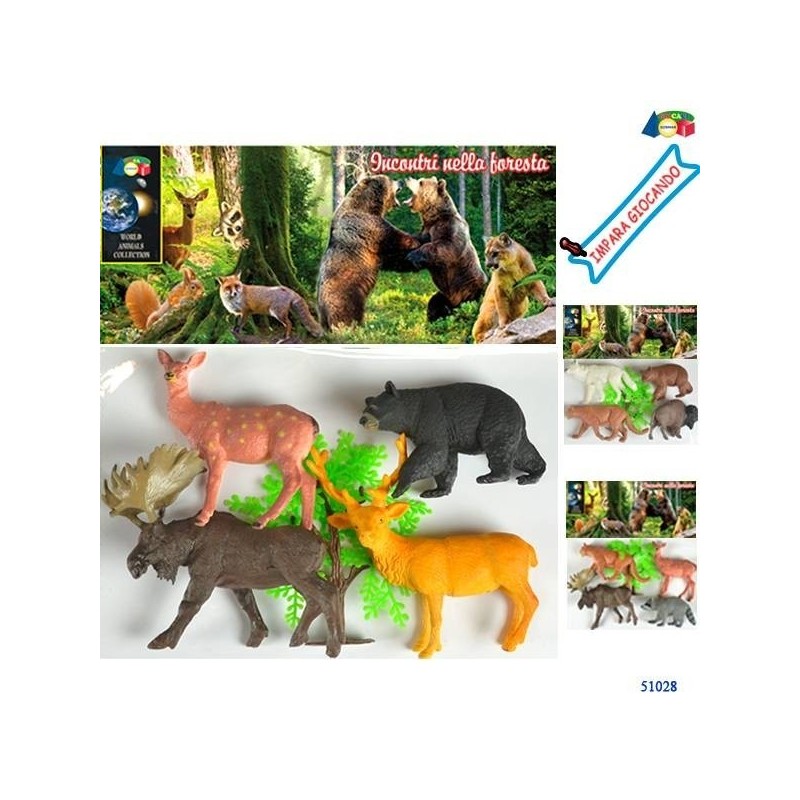 Ginmar 51028 - Busta Animali della Foresta