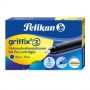 Pelikan 946485 - Cartucce Sferografica Grand Prix Nero Conf. 5 pz.