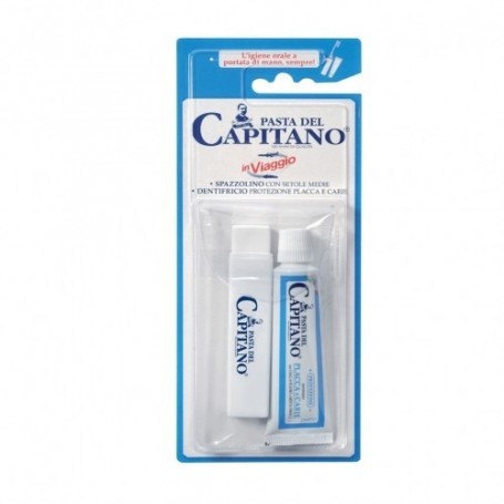Pasta del Capitano 362 - Kit da Viaggio Spazzolino e Dentifricio Mini