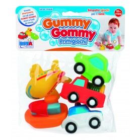 Rstoys 10419 - Busta Vinile Gummy Veicoli 5 pz.