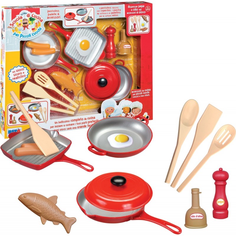 Rstoys 10451 - Playset Pentolini Scuola di Cucina Piccoli Chef in Scatola