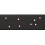 EuroNatale 75345R - Catena 240 Mini-Sfere Rosse 9,6Mt.+3 mm. 8 Funzioni per Esterno