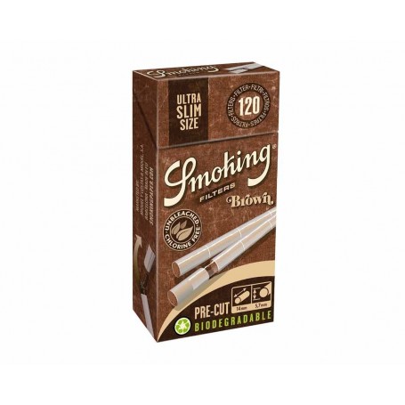 Smoking 1910 - Filtri Smoking Ultra Slim Brown Conf.20 pz.