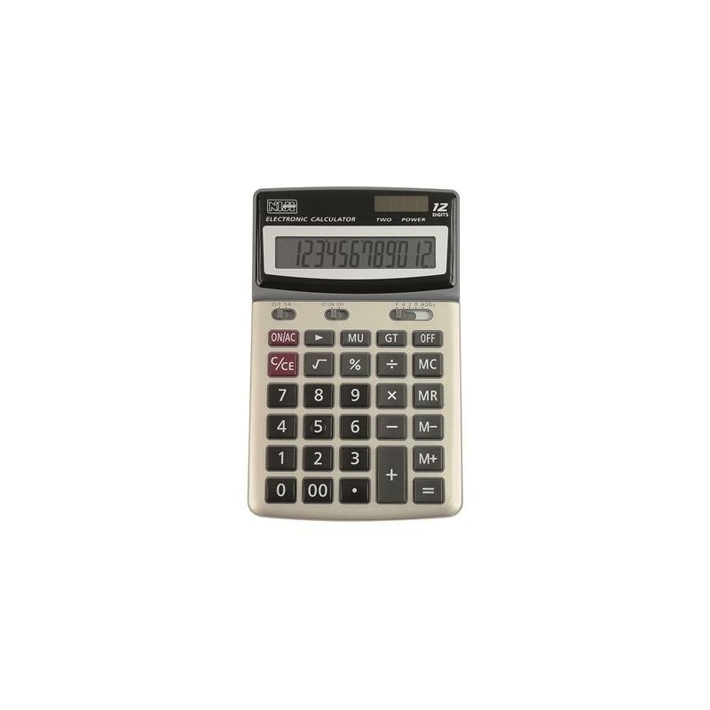 Lebez 60321 - Calcolatrice Elettronica Ufficio 12 Cifre 17 x 10 x 1,5 cm