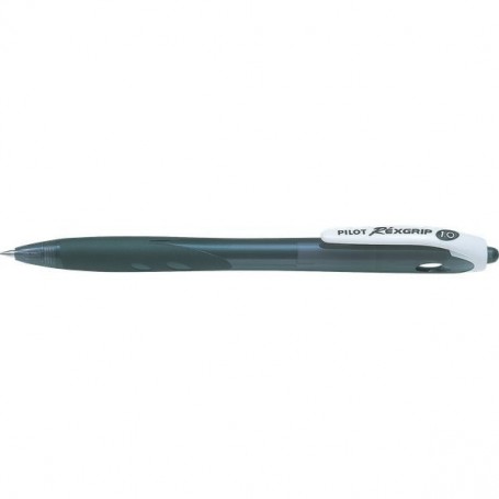 Pilot 40010 - Penna Sfera Scatto Rexgrip 1.0mm Nera Conf.10 pz