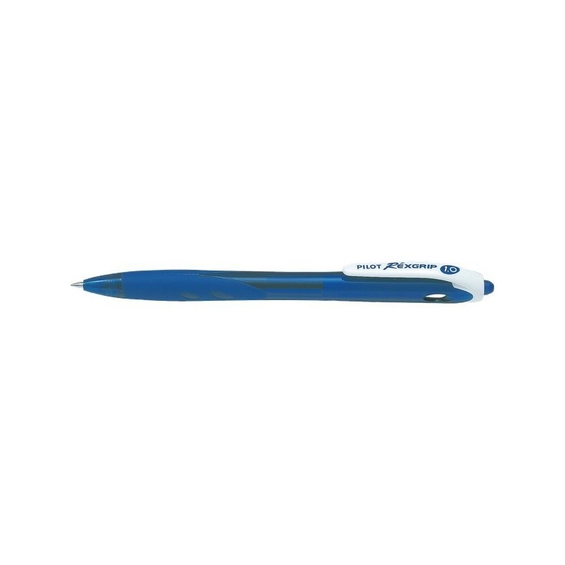 Pilot 40011 - Penna Sfera Scatto Rexgrip 1.0mm Blu Conf.10 pz