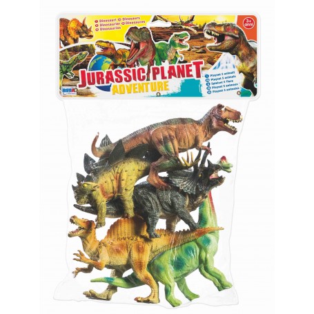 Rstoys 10498 - Busta Dinosauri Grandi 6 pz.