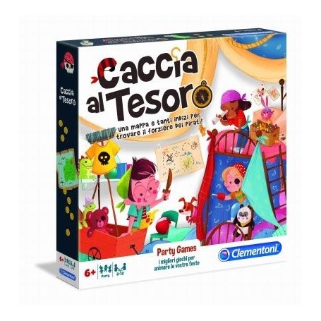 Clementoni 16153 - Party Games - Caccia al Tesoro