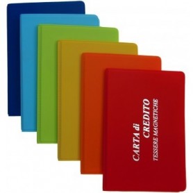 Alplast 1008C - Porta Carte Di Credito Color 5 Posti Conf.12 pz