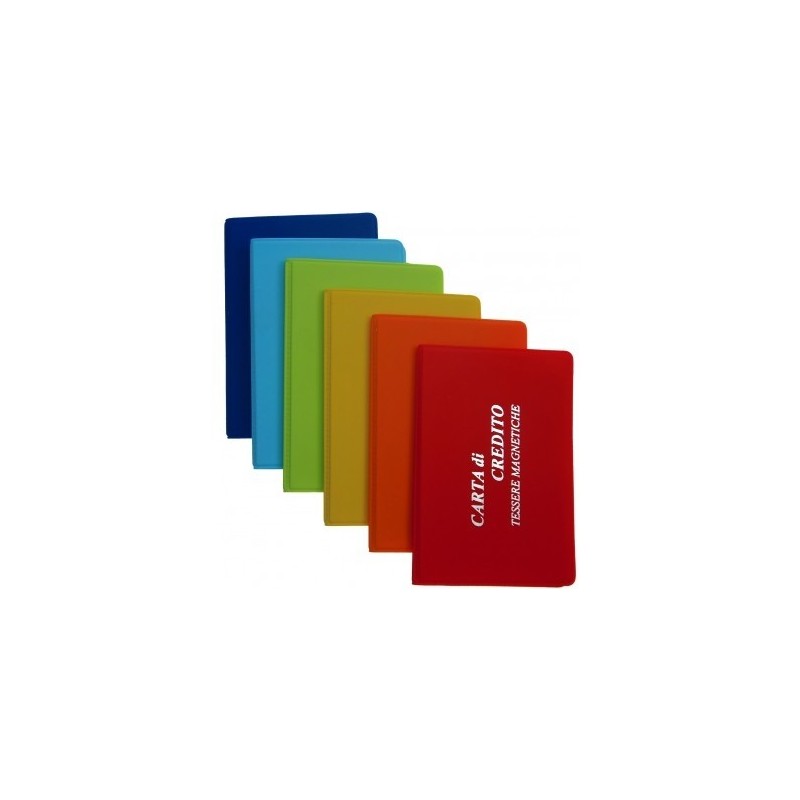 Alplast 1008C - Porta Carte Di Credito Color 5 Posti Conf.12 pz