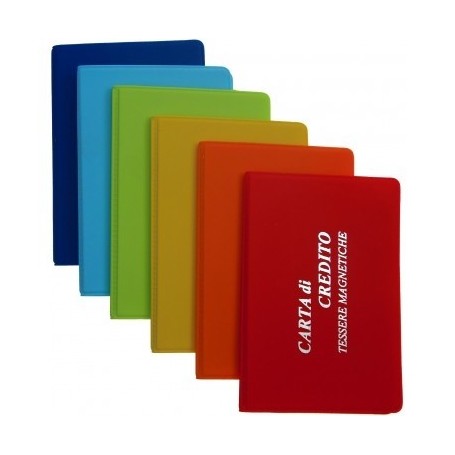 Alplast 1008C - Porta Carte Di Credito Color 5 Posti Conf.12 pz