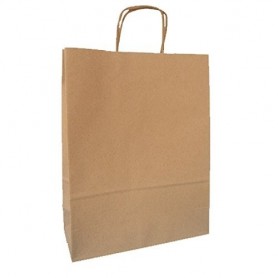 Florio 70180 - Shopper Carta Avana 18x8x20 cm. Conf.25 pz.