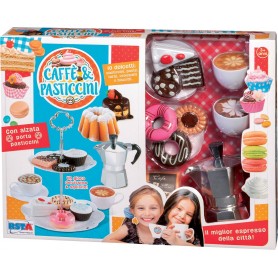 Rstoys 10536 - Playset Caffè e Pasticcini con Alzata Porta Pasticcini