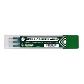 Osama 2997 - Refill Compatibile Frixion Verde Set 3 pz