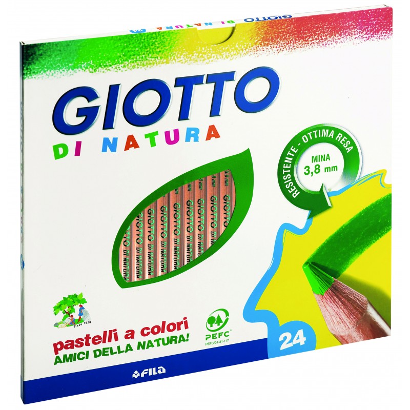 Fila 2407 - Pastelli Giotto di Natura Conf. 24 pz